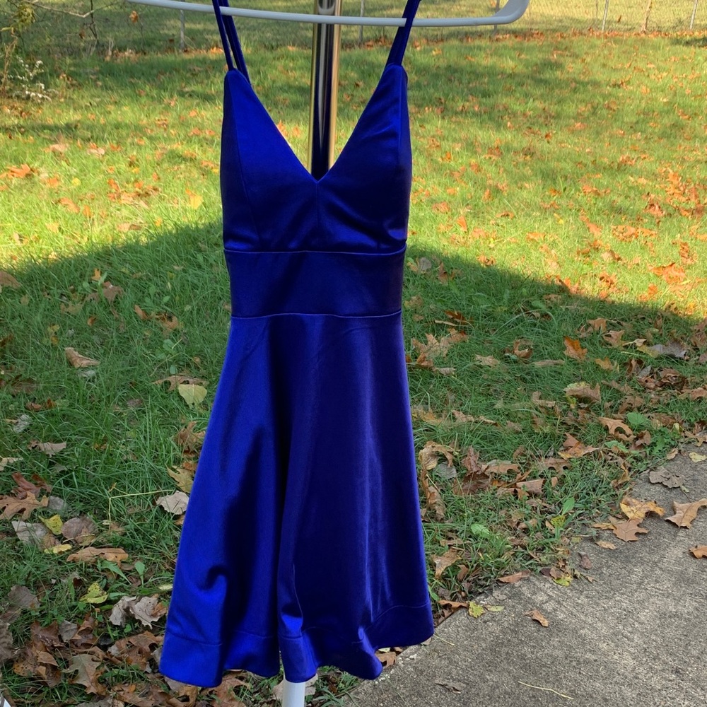 Teeze Me Royal Blue Mini Dress